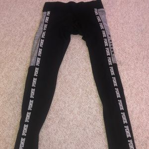 PINK ultimate leggings with side pockets.
